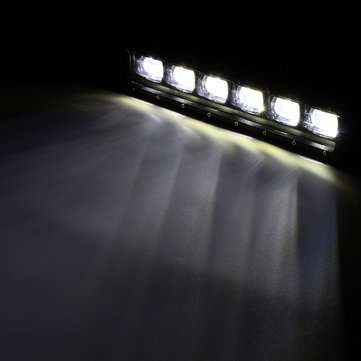 15Inch 60W LED Work Light Bars 9D Lens Single Row 6000K 9-32V For Off Road 4WD Trucks SUV ATV Traile