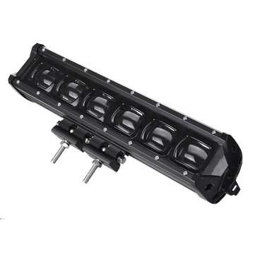 15Inch 60W LED Work Light Bars 9D Lens Single Row 6000K 9-32V For Off Road 4WD Trucks SUV ATV Traile