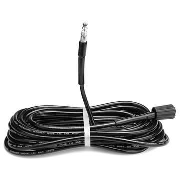 15M High Pressure Washer Hose Black 130Bar Washing Machine Car Wash For VAX