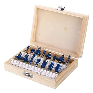 15pcs 1/4 Inch Shank Router Bit Woodworking Milling Cutter (SIZE: 15)