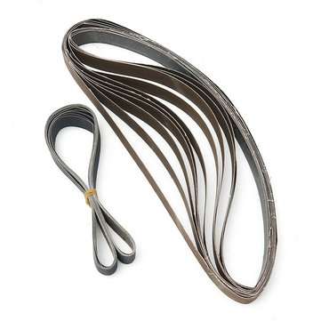 15pcs 25x762mm Sanding Belts 600/800/1000 Grit Aluminum Oxide Sanding Belts