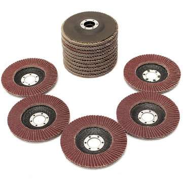 15pcs 115mm 40 60 80 Grit Sanding Flap Discs Grinding Wheels