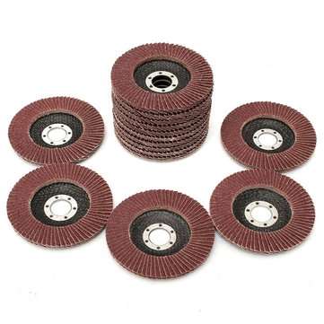 15pcs 115mm 40 60 80 Grit Sanding Flap Discs Grinding Wheels