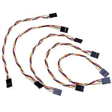 15pcs 4 Pin 20cm 2.54mm Jumper Cable DuPont Wire For  Female To Female