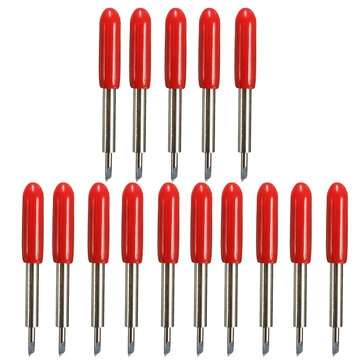 15pcs 45 Degree Cutting Plotter Tungsten Blade Carbide for Roland Cutter