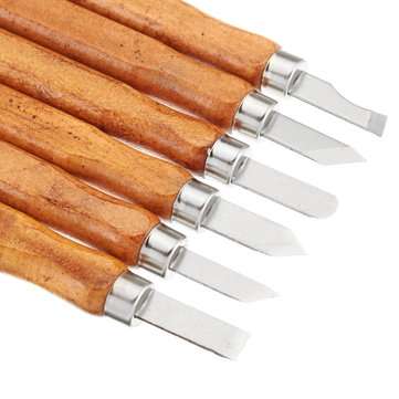 15Pcs Carbon Steel Wood Carving Tools Kit Wood Carving Chisel Set for DIY Woodworking Graver