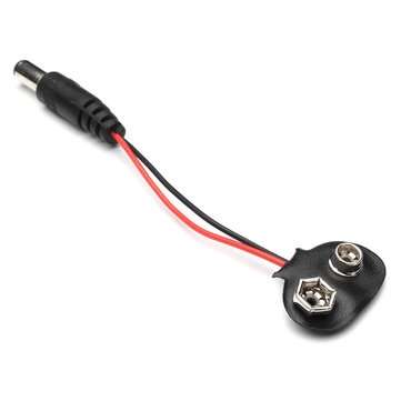 15pcs DC 9V Battery Button Power Cable Tieline For