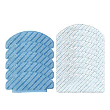 15pcs Replacements for Ecovacs T8 Vacuum Cleaner Parts Accessories Disposable Mop Clothes*10 Mop Clo