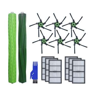 15pcs Replacements for iRobot Roomba S9 Vacuum Cleaner Parts Accessories Main Brushes*2 Side Brushes
