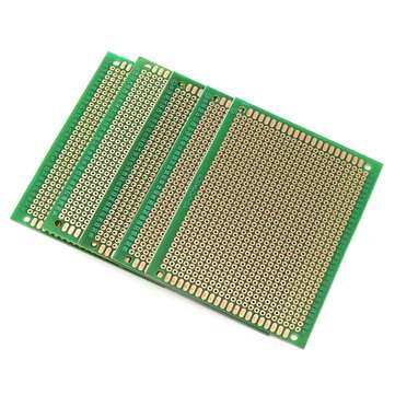 15Pcs PCB DIY Soldering Copper Prototype Printed Circuit Board 70mm x 90mm