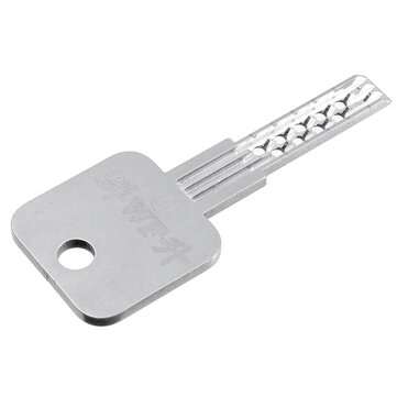 15PCS Stainless Steel Soft Hard to Pry Open the Key Key lock Pi Various Key Embryos, Multi-slot Keys