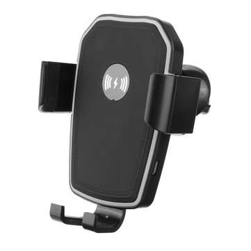 15W Car Air Outlet Qi Wireless Fast Charger 360 Rotation Charging Bracket High Power