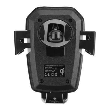 15W Car Air Outlet Qi Wireless Fast Charger 360 Rotation Charging Bracket High Power