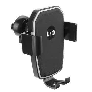 15W Car Air Outlet Qi Wireless Fast Charger 360 Rotation Charging Bracket High Power