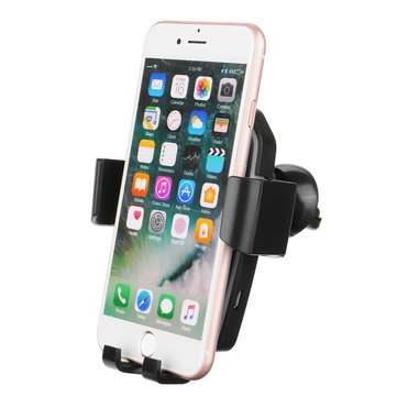 15W Car Air Outlet Qi Wireless Fast Charger 360 Rotation Charging Bracket High Power