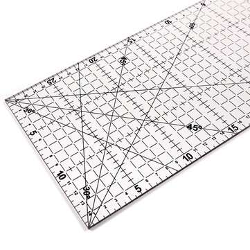 15x30cm Acrylic Patchwork Ruler Tailor Craft Quilting Tools Cutting Transparent