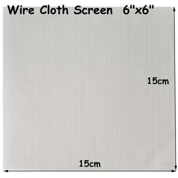 15x15cm Woven Wire Cloth Screen  Stainless Steel 304 60 Mesh
