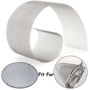 15x91cm Woven Wire 304 Stainless Steel Filtration Grill Sheet Filter 10 Mesh