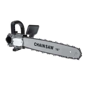 16 Inch Electric Chainsaw Bracket Stand Adaptor Changed Woodworking Chain saw kit for Angle Grinder