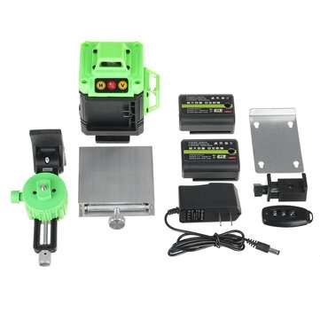 16 Lines 4D Green Light Laser Level Self Leveling 360 Horizontal And Vertical Level Measure Tool