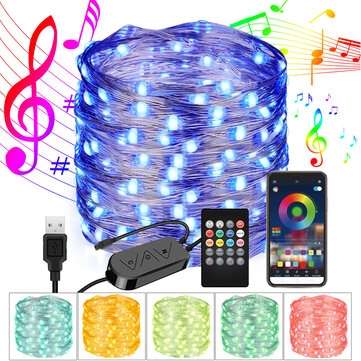 16 Millions of Colors Christmas Tree Decoration Lights, Custom Waterproof LED String... (LENGTH: 5M)