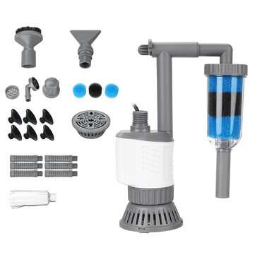 16/20/30W Automatic Aquarium Water Changer Pump for Fish Tank Gravel Cleaner (POWER: 20W)