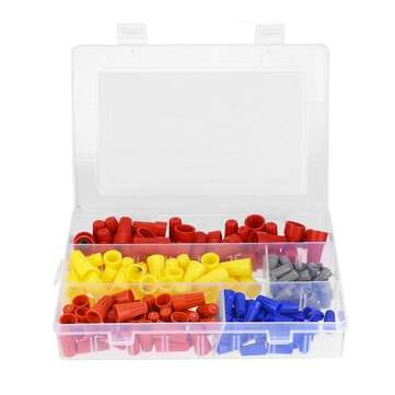 160PCS Electrical Wire Connectors Screw Terminals Cap Connection Assortment Caps Set