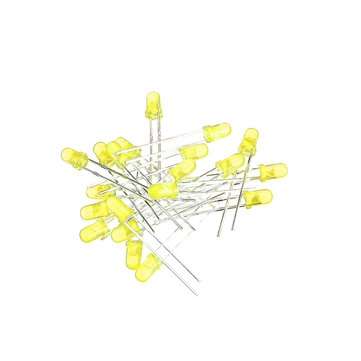 160pcs 3mm LED Diode Yellow Red Blue Green Light Assortment DIY Kit