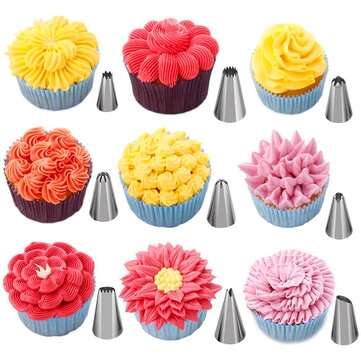 164PCS Baking Supplies Kit DIY Cake Cupcake Decorating Icing Tips Set Tools