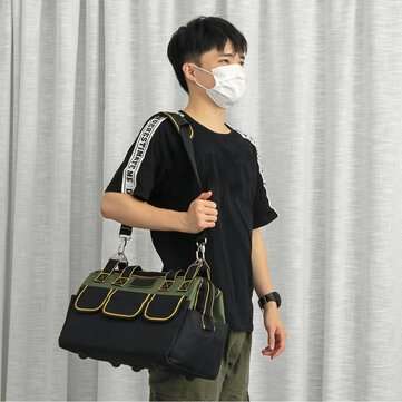 1680D Multifunction Oxford Cloth Tool Bag Storage Pocket Tools Pouch Holder Bag (INCH: 16INCH)