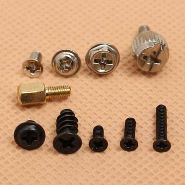 165pcs Computer Screws for Motherboard PC Case CD-ROM Hard disk Notebook Screws