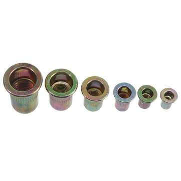 165Pcs Rivnut Rivet Nut Kit Round Head M3 M4 M5 M6 M8 M10 Kit Set ABS Case
