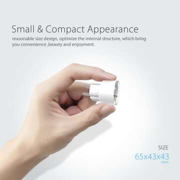 16A Tuya Mini Smart Plug WiFi Smart Socket FR Plug Type Power Monitor Wireless Control Compatible Al