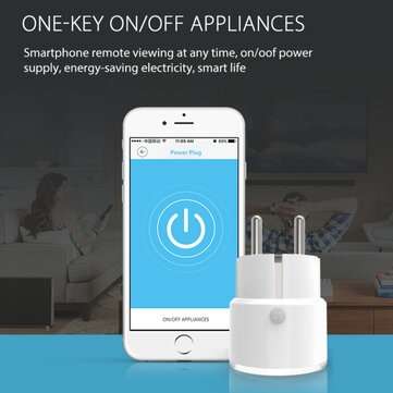 16A Tuya Mini Smart Plug WiFi Smart Socket FR Plug Type Power Monitor Wireless Control Compatible Al