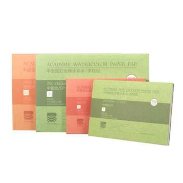 16K/32K 20 Sheets Watercolor Papers Professional Fine Grain Mediu... (SIZE: 32K | TYPE: MEDIUMGRAIN)