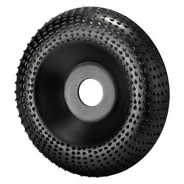 16mm Carbide Wood Sanding Carving Shaping Disc Angle Grinder Wheel  (COLOR.: BLACK)