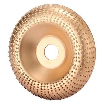 16mm Carbide Wood Sanding Carving Shaping Disc Angle Grinder Wheel  (COLOR.: GOLD)