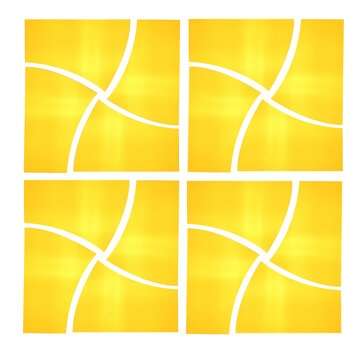 16Pcs 3D Acrylic Removable Modern Mirror Decal Art Mural Wall Sticker Home Room Dec... (COLOR: GOLD)