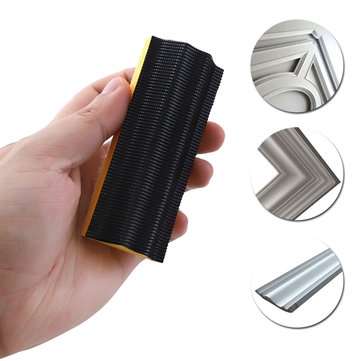 16Pcs Sanding Pad 40x100mm Shaped Hand Sanding Block Disc Grinding Sponge For Hook and Loop Sandpape