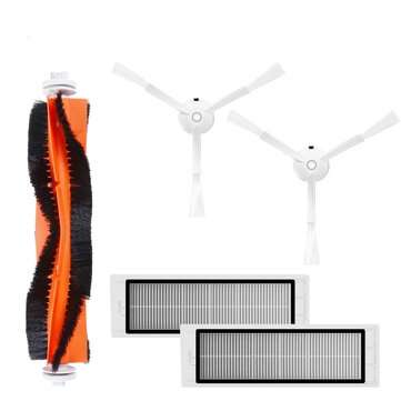 16pcs Vacuum Cleaner Filter Brush Accessory Kit for Mi Robot Roborock S50 S51 S5 MAX S6 Xiaomi 1S[no