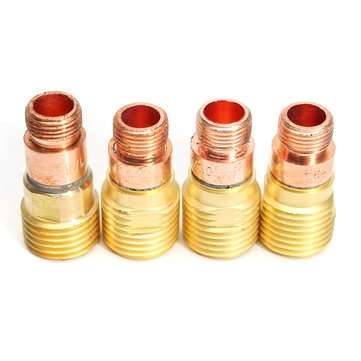16pcs TIG Gas Lens Collets Gas Nozzle Back Cap Fit For SR 17 18 26 TIG Torch