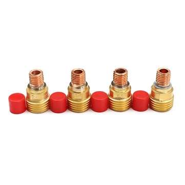 16pcs TIG Gas Lens Collets Gas Nozzle Back Cap Fit For SR 17 18 26 TIG Torch