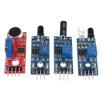 16PCS/Set For Raspberry Pi Zero W Sensor Kit Module Kits Ultrasonic Photoresisto