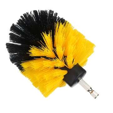 16Pcs/Set Drill Scrubber Cleaning Brush Kit for Bathroom Surfaces Tub Tile and Grout