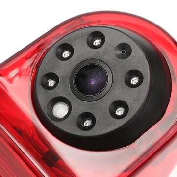 170 Degree Rear View Camera Reverse Backup Camera IR LED 3RD Third Brake Light Night PAL Vision For