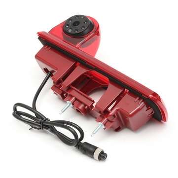 170 Degree Rear View Camera Reverse Backup Camera IR LED 3RD Third Brake Light Night PAL Vision For