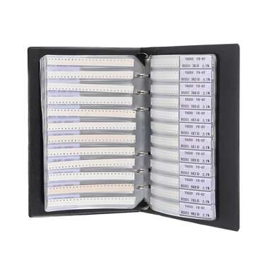 170valuesx50pcs=8500pcs 0201 SMD Resistor 1/16W Sample Book 1% Tolerance  Resistor Kit 0R~10M