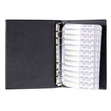 170valuesx50pcs=8500pcs 0201 SMD Resistor 1/16W Sample Book 1% Tolerance  Resistor Kit 0R~10M
