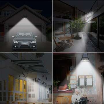 17LED Solar Power Wall Lights PIR Motion Sensor Outdoor Garden Yard Path Lamp