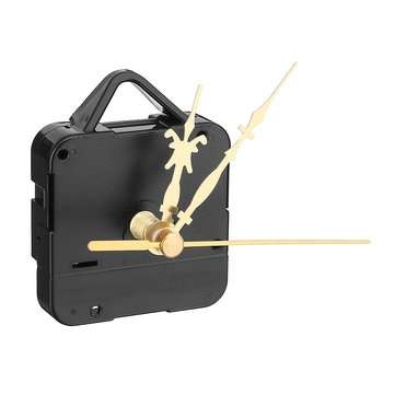 17mm Silent Quartz Clock Movement Kit with Gold Digital Card Hour Minute Second Hand
